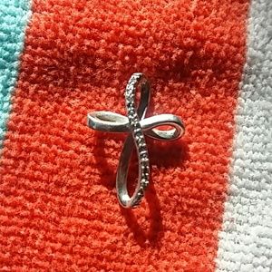 Diamond cross pendant